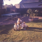 Eric 184.jpg: 1962 - Easter? - Scott, Mark, Eric